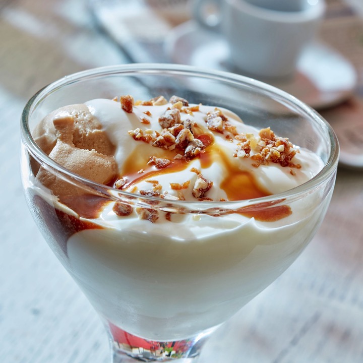 Joghurt-Krokant - Eiscafé La Delizia in Achim - Baden bei Bremen im Landkreis Verden